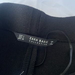 Zara black mini skirt